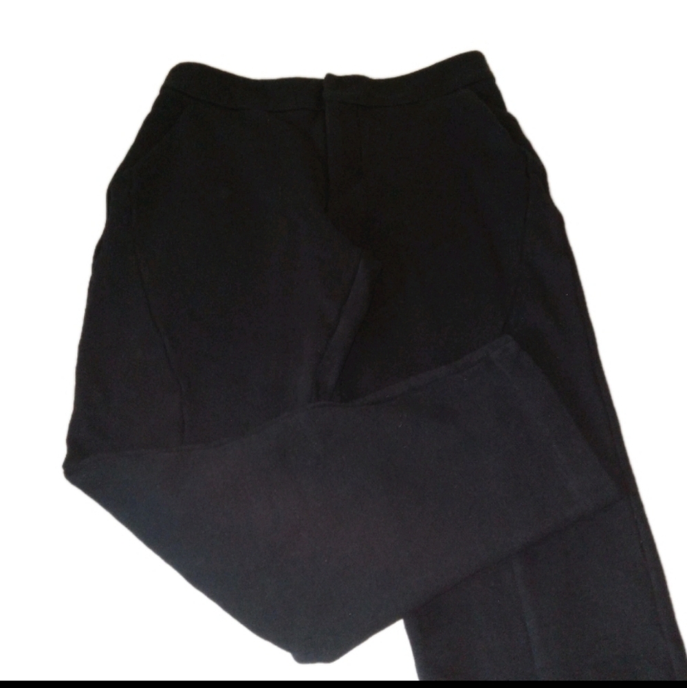 Alice & UO Urban Outfitters Black Crop Hi Waisted Pants Medium - Picture 5 of 12